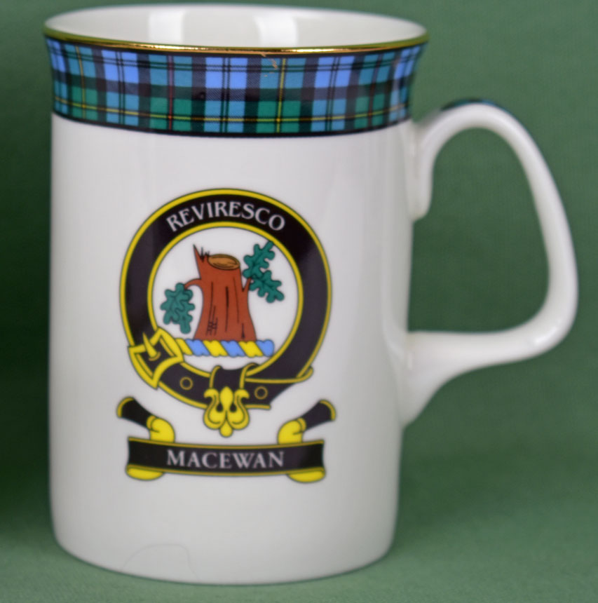 MacEwan Clan Mug - 8 oz bone china