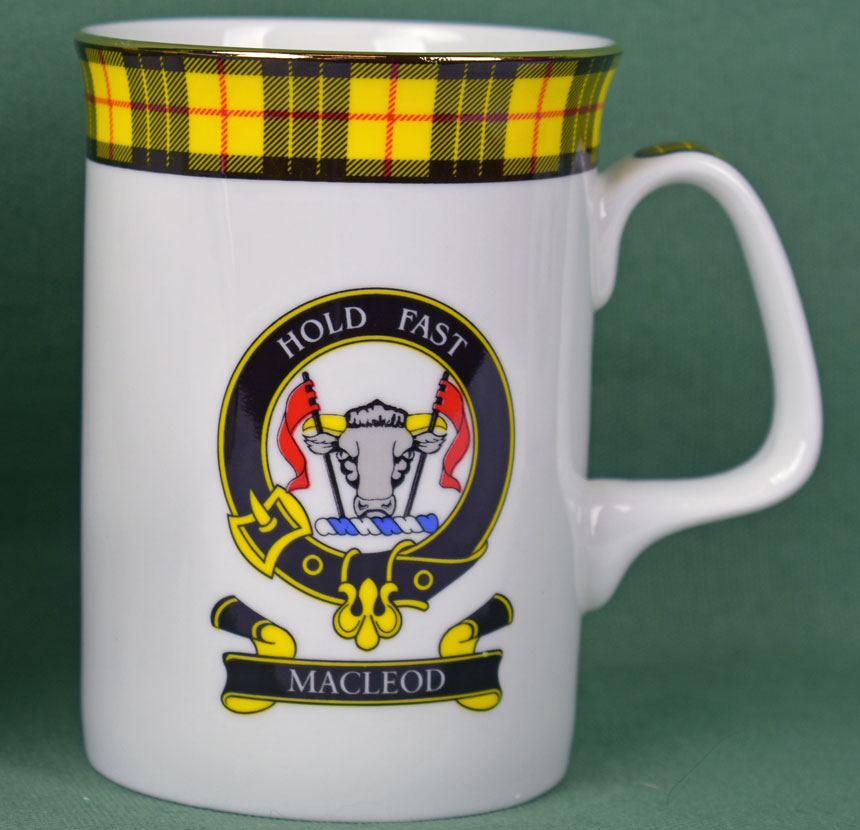 MacLeod Clan Mug - 8 oz bone china