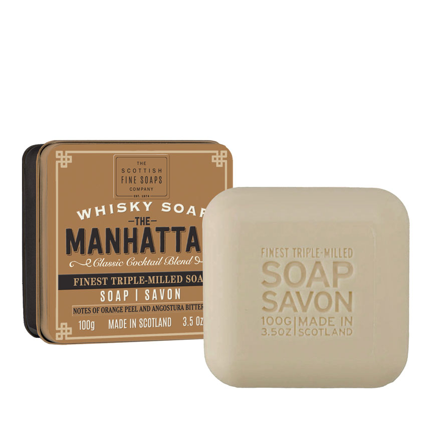 SOLD OUT Manhattan Whisky Soap in a Tin