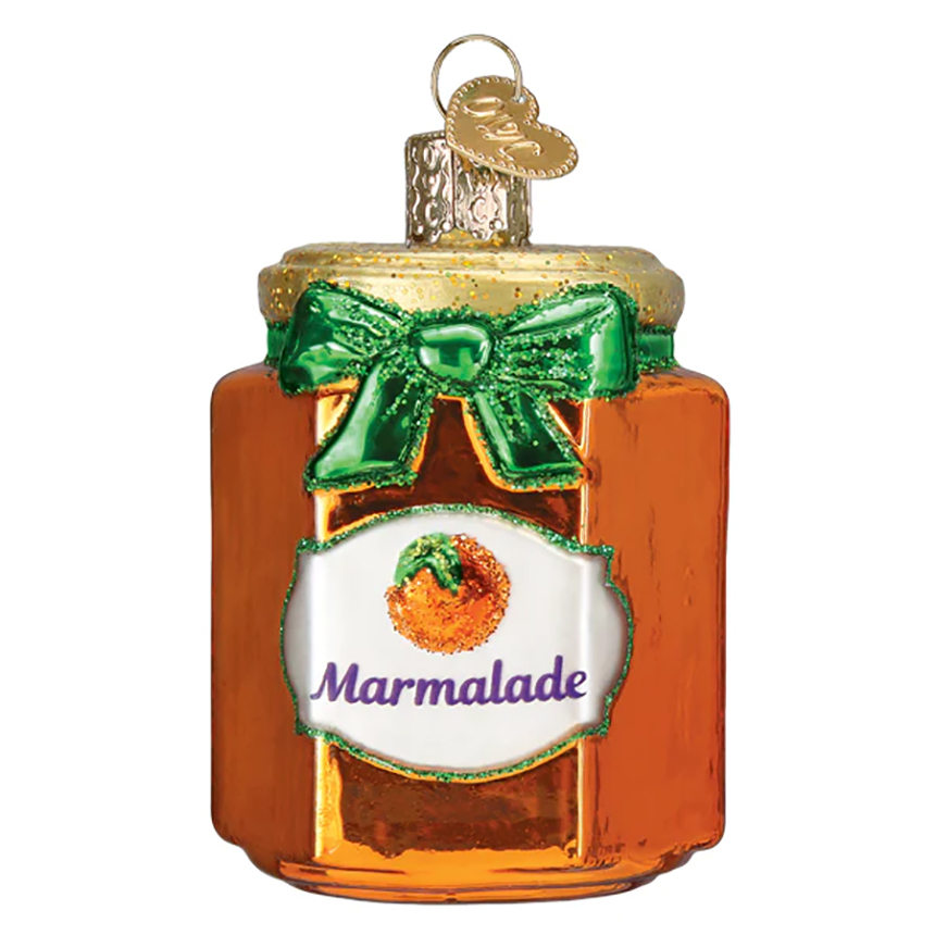 SALE Marmalade Jar Glass Ornament