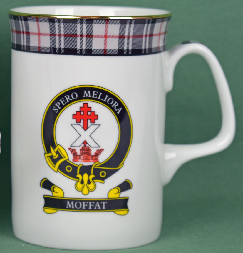 Moffat Clan Mug - 8 oz bone china