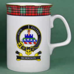 Morrison Clan Mug - 8 oz bone china