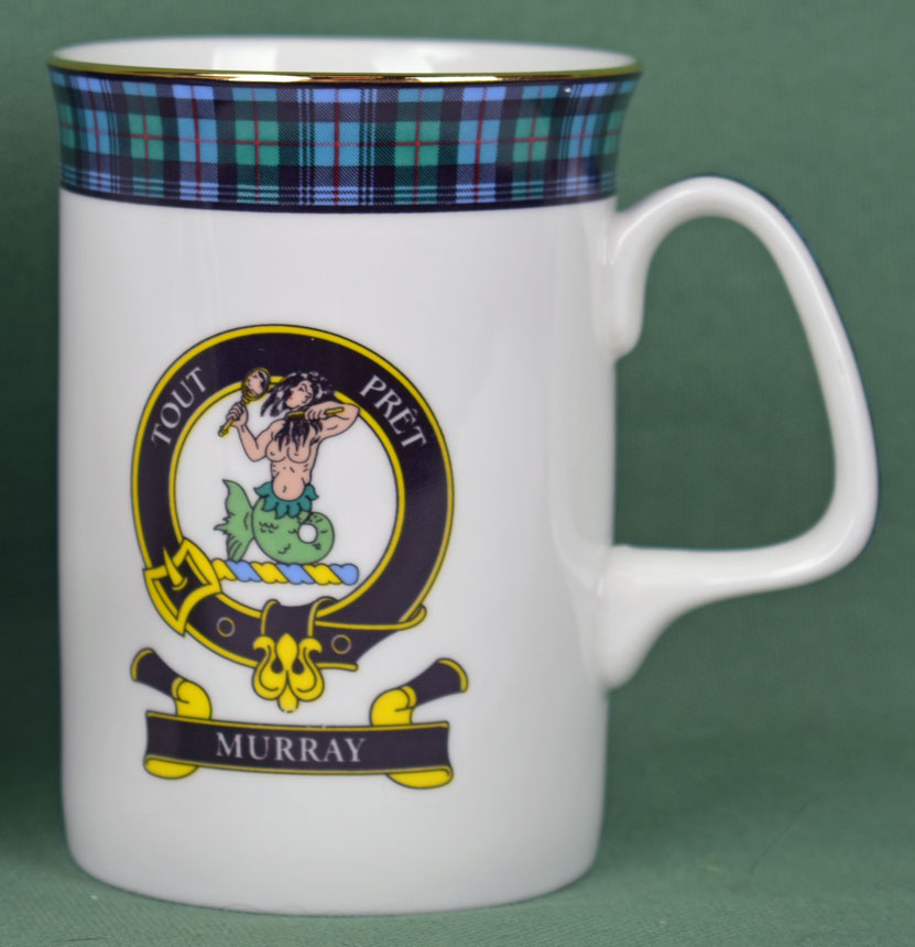 Murray Clan Mug - 8 oz bone china
