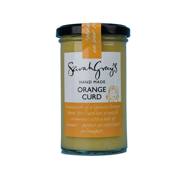 Orange Curd from Sarah Gray - 9.8 oz jar.