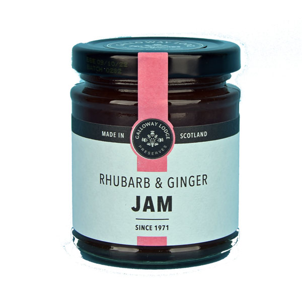 Rhubarb & Ginger Jam - 8.1 oz. round jar