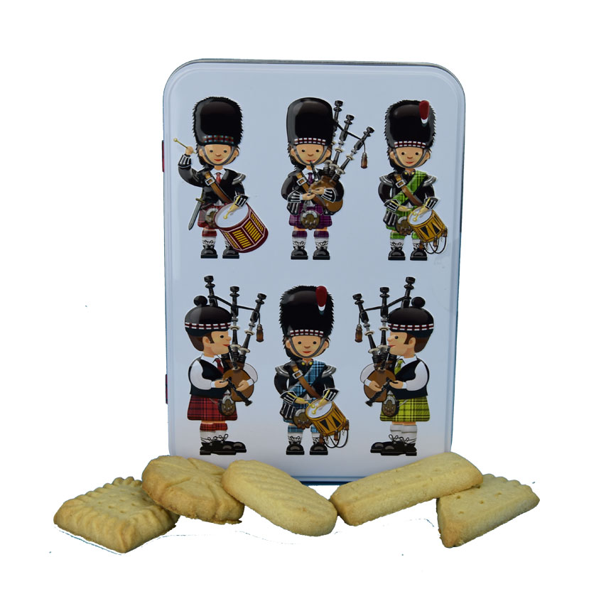 Pipers & Drummers Shortbread Tin from Campbells
