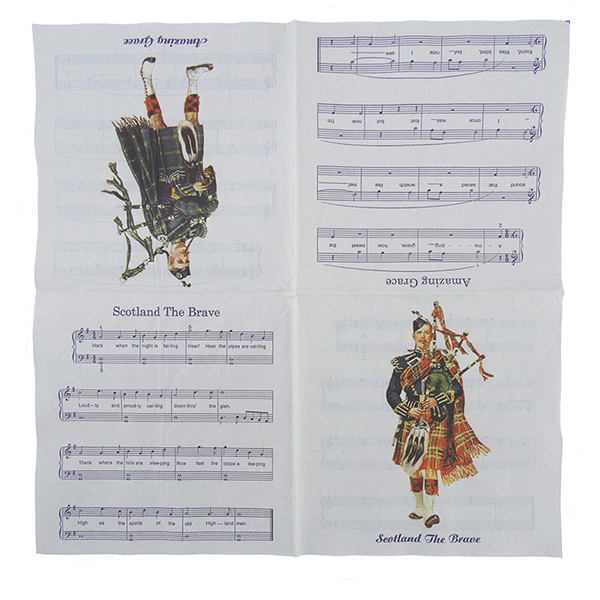 SALE Piper with Music Paper Napkins - Luncheon