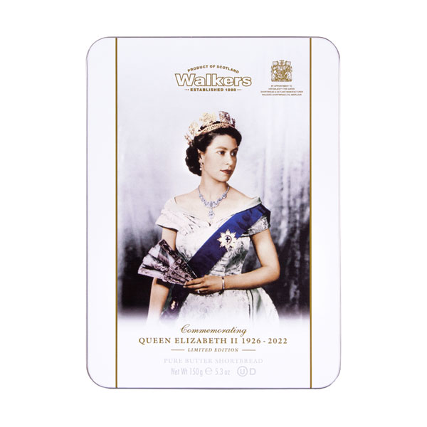 Queen Elizabeth II Commemorative Shortbread Tin 