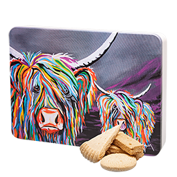 Rab & Isla McCoo(NOW ANGUS) Assorted Shortbread Tin from Deans