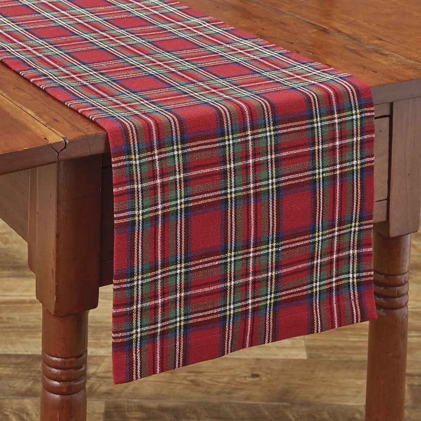 SALE Regal Plaid Table Runner 13" by 36"