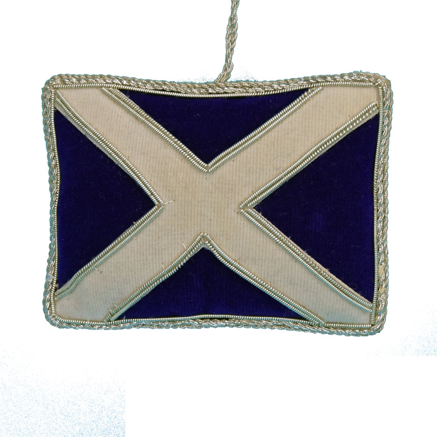 Saltire Flag felt ornament