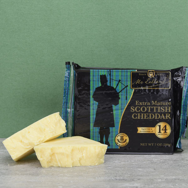McLelland Extra Mature Cheddar Cheese - 7 oz. Aged 14 months or more