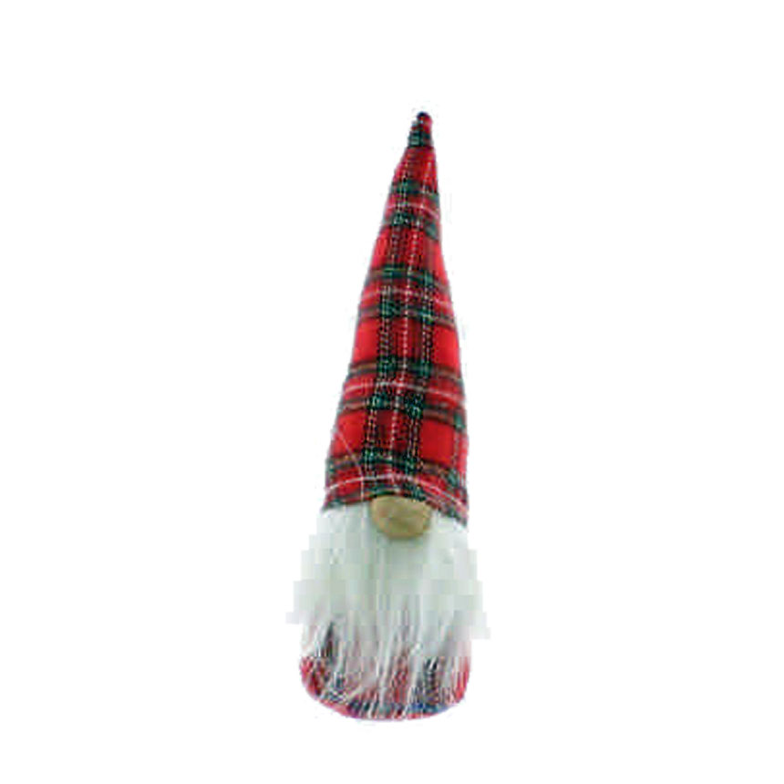 SALE Tartan Hat Gnome - 7 inch 
