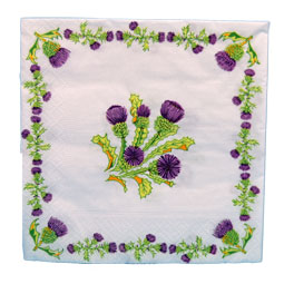 Thistle Paper Napkins - pack of 20 luncheon size