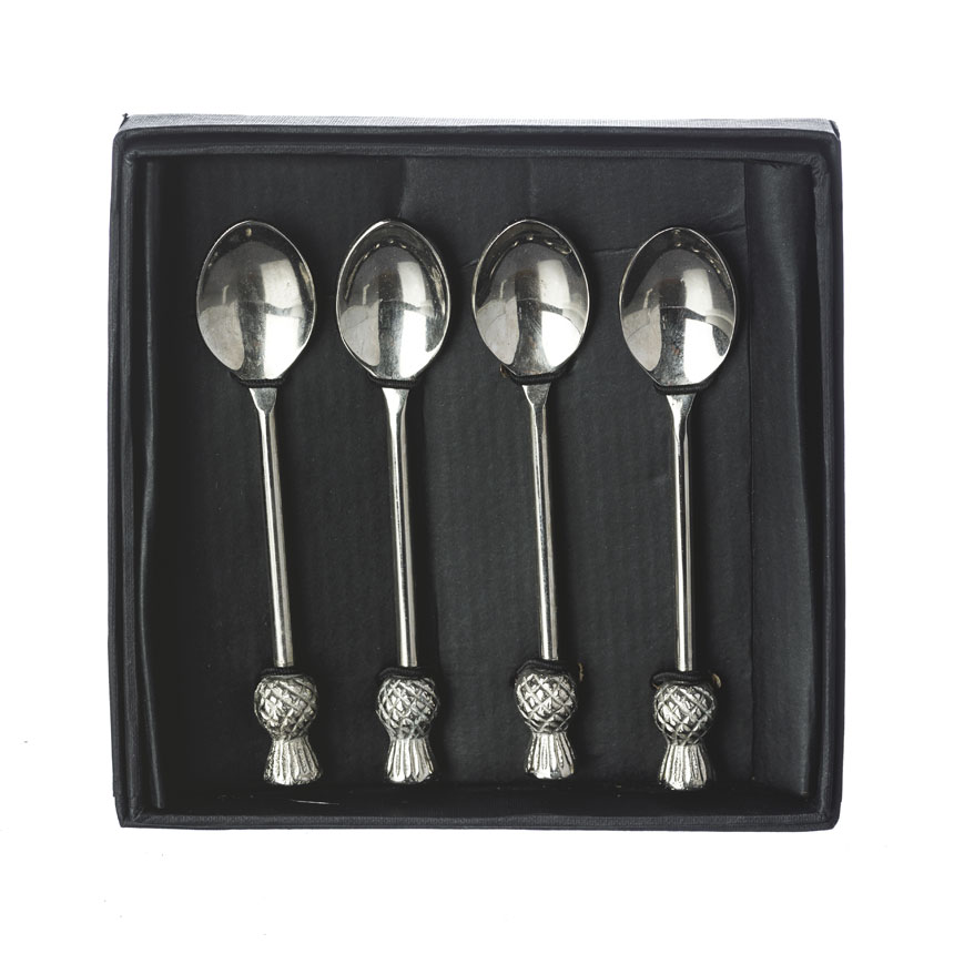 Thistle Spoons - set of four