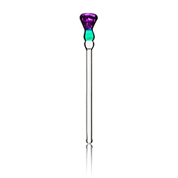 Thistle topped Glass Cocktail Stirrer - 5