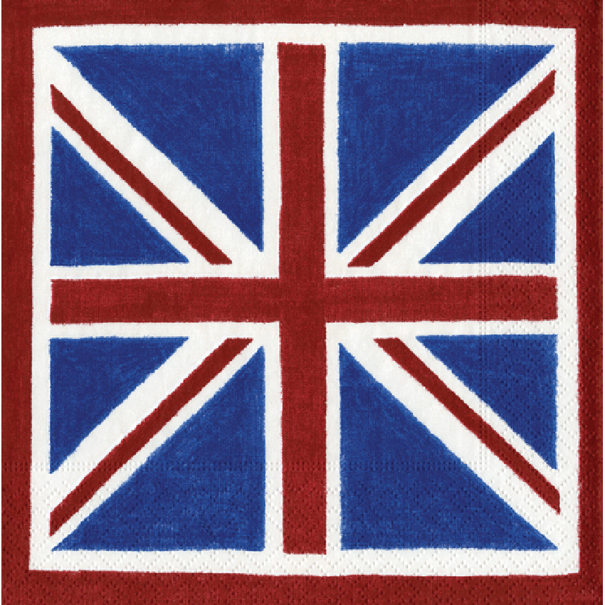Union Jack Luncheon Napkins - pack of 20