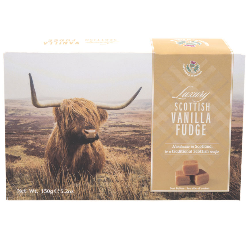 Vanilla Fudge in a Highland Cow Box