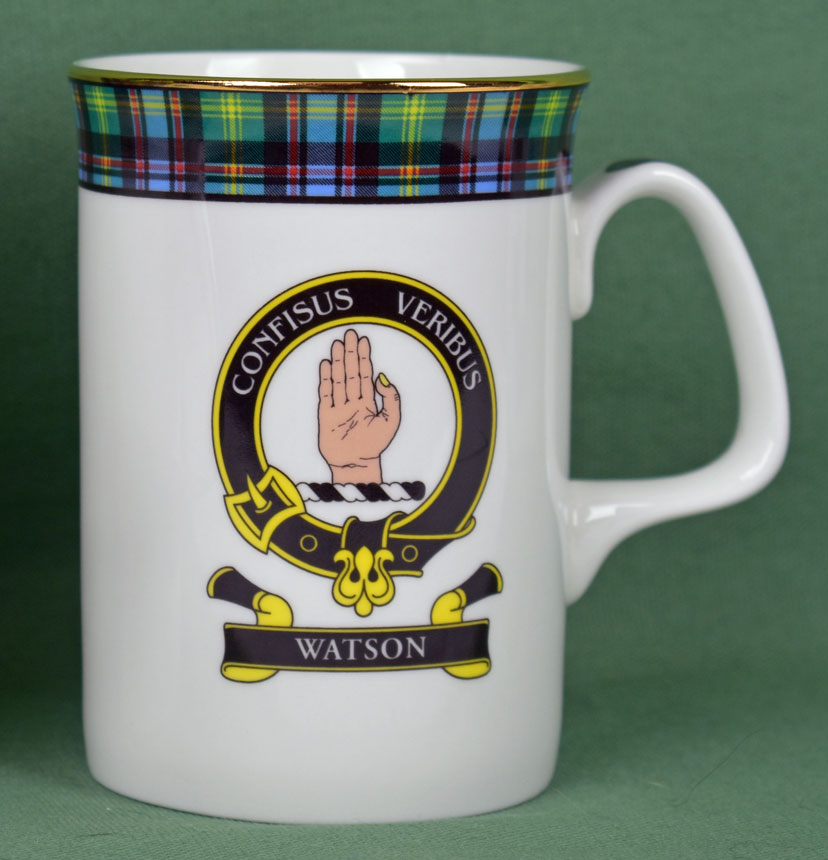 Watson Clan Mug - 8 oz bone china