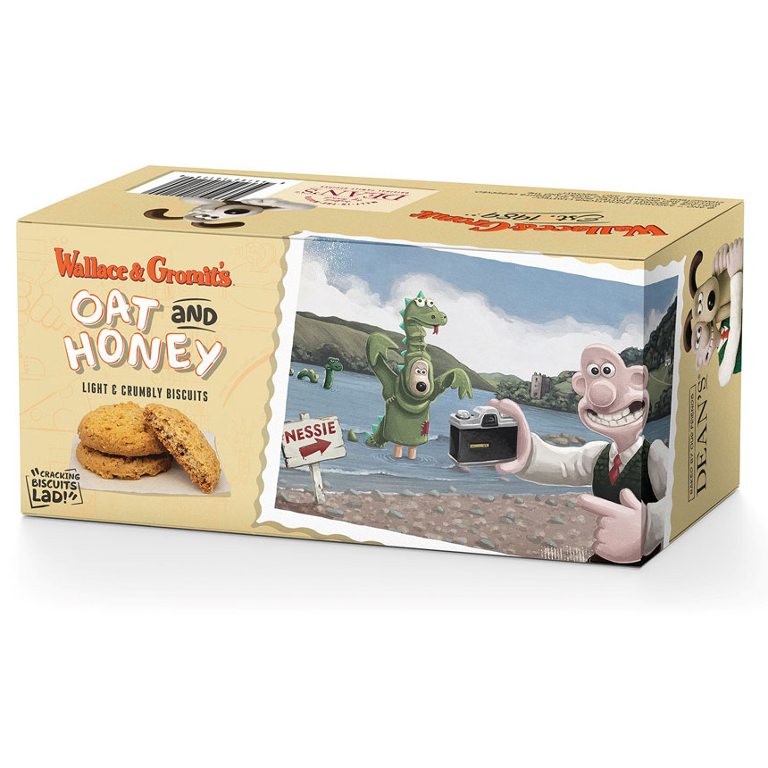 SALE Wallace & Gromit Oat & Honey Biscuits