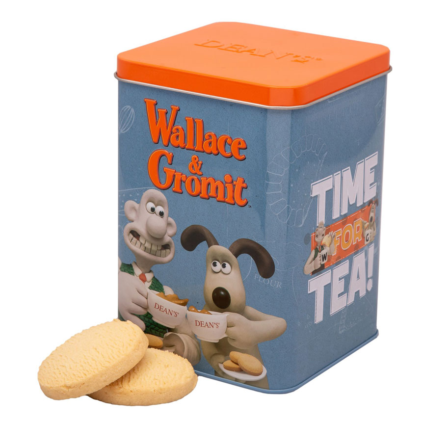 Wallace & Gromit Time for Tea Shortbread Tin from Deans