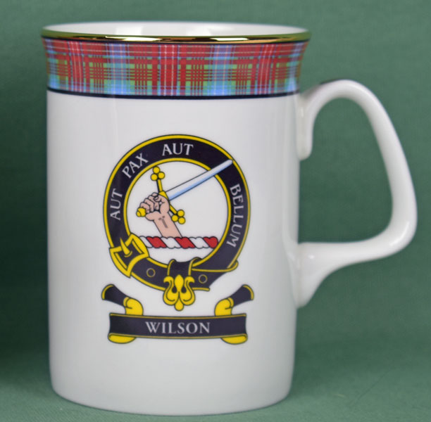Wilson Clan Mug - 8 oz bone china