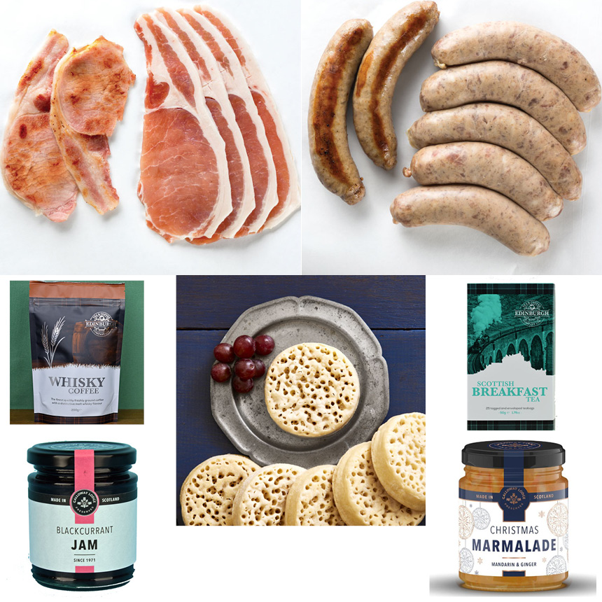 Scottish Breakfast Box - Seven Traditional Foods for your Morning Meal