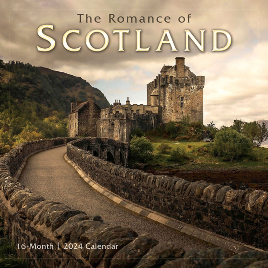 Romance of Scotland Wall Calendar 2024