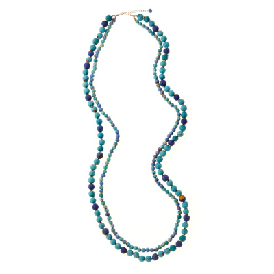 Neela 2-Strand Sari Necklace