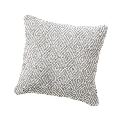 Rethread Pillow - Gray Diamond
