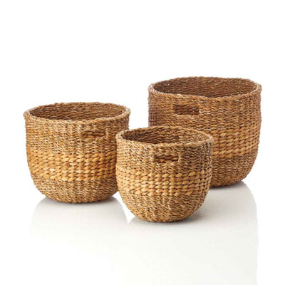 Natural Nesting Baskets (XL) - Set of 3