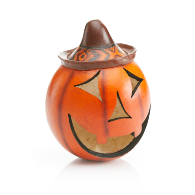 Pumpkin Gourd Jack-o'-Lantern