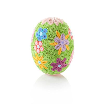 Quilled Grand Meadow Flowers Egg