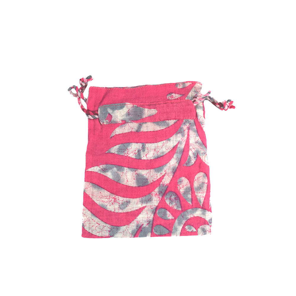 Small Pink Sari Gift Bag