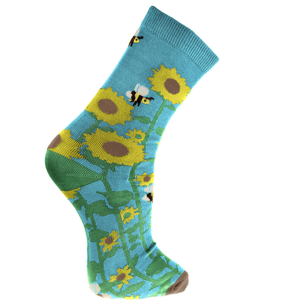 Bees and Blooms Bamboo Socks - Women's