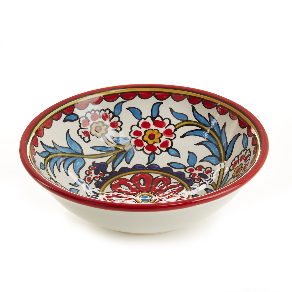 Red West Bank Serving Bowl