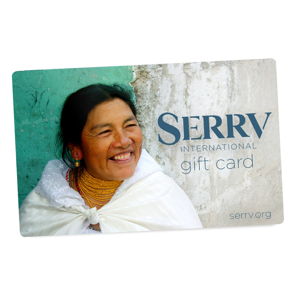 Mailed SERRV Gift Card