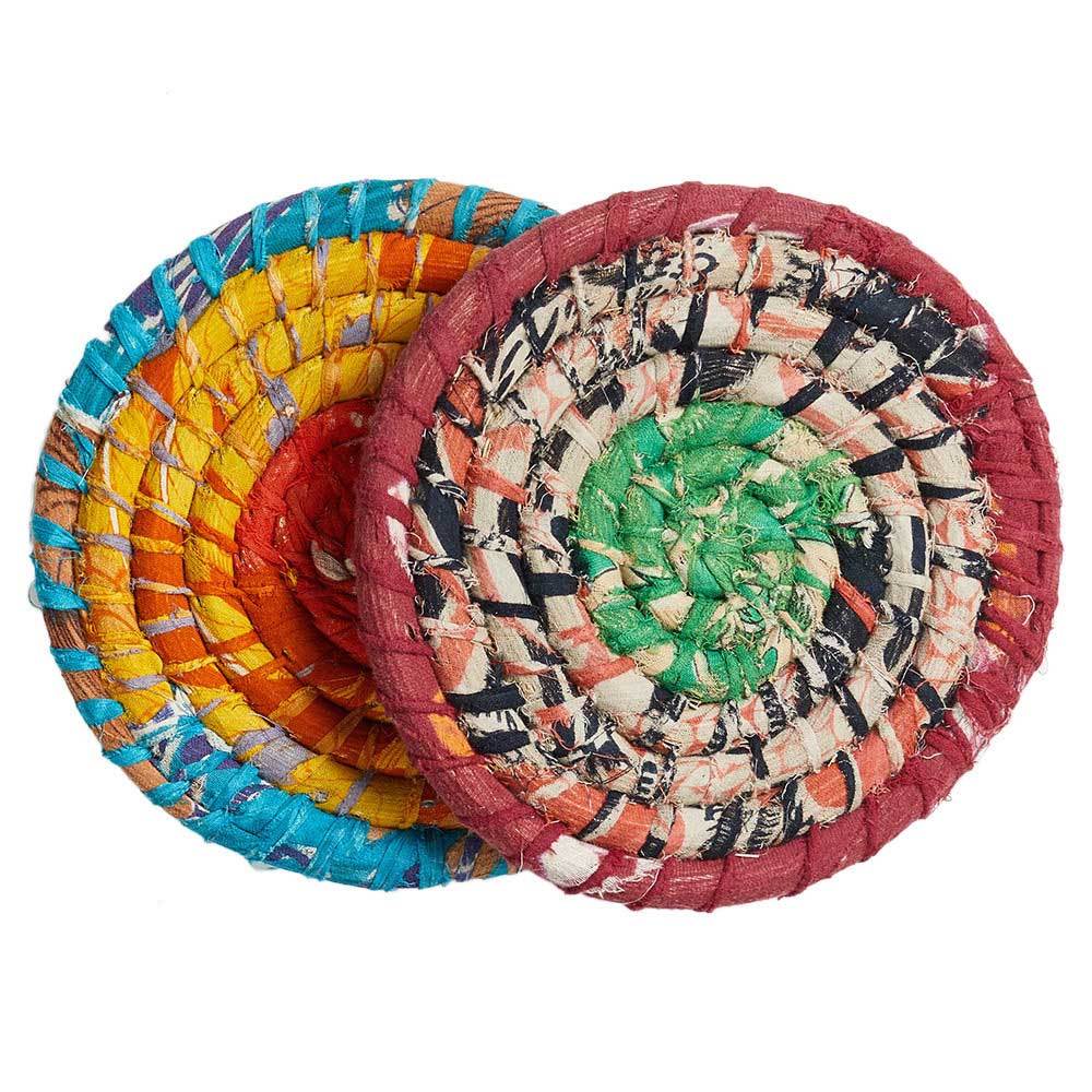 Chindi Wrap Trivets - Set of 2