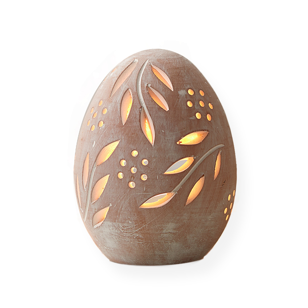 Terracotta Egg Lantern