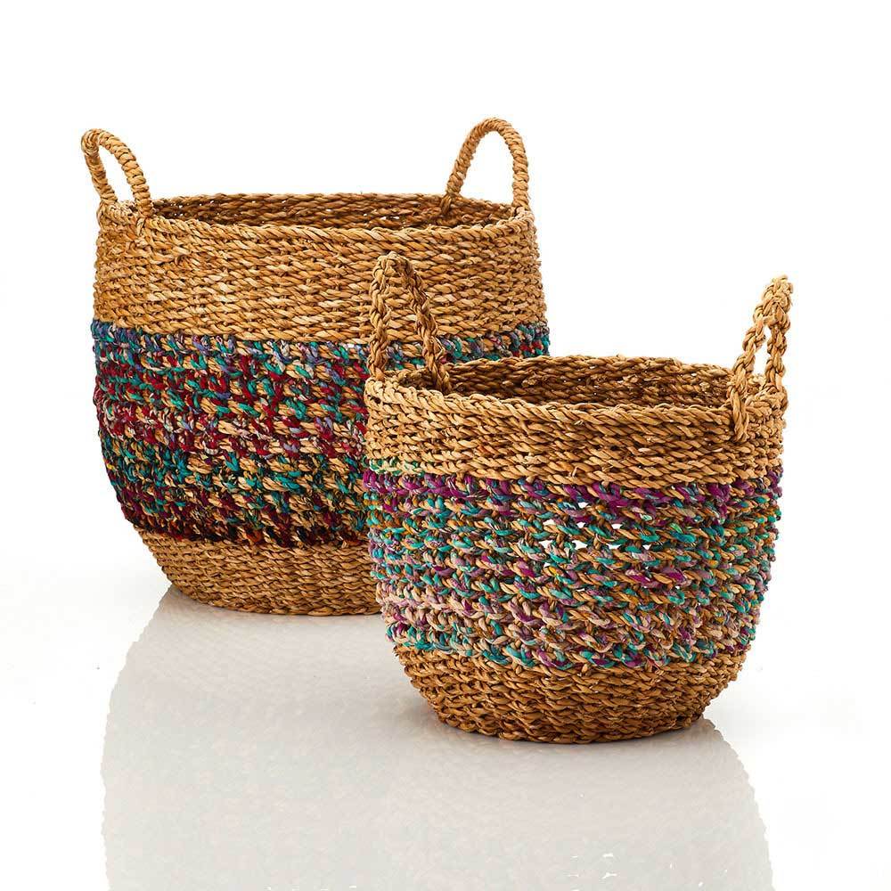 Sari Hogla Baskets - Set of 2