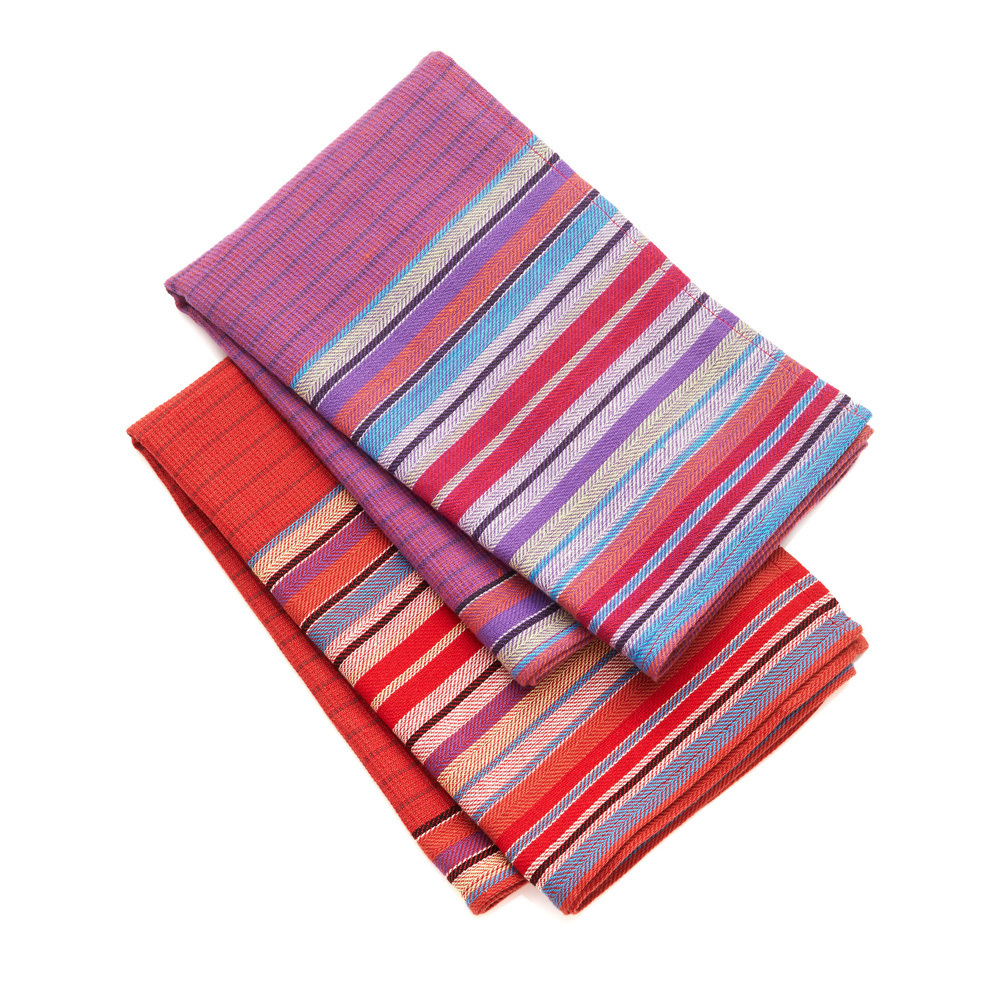 Terrace Stripe Towels - Set of 2