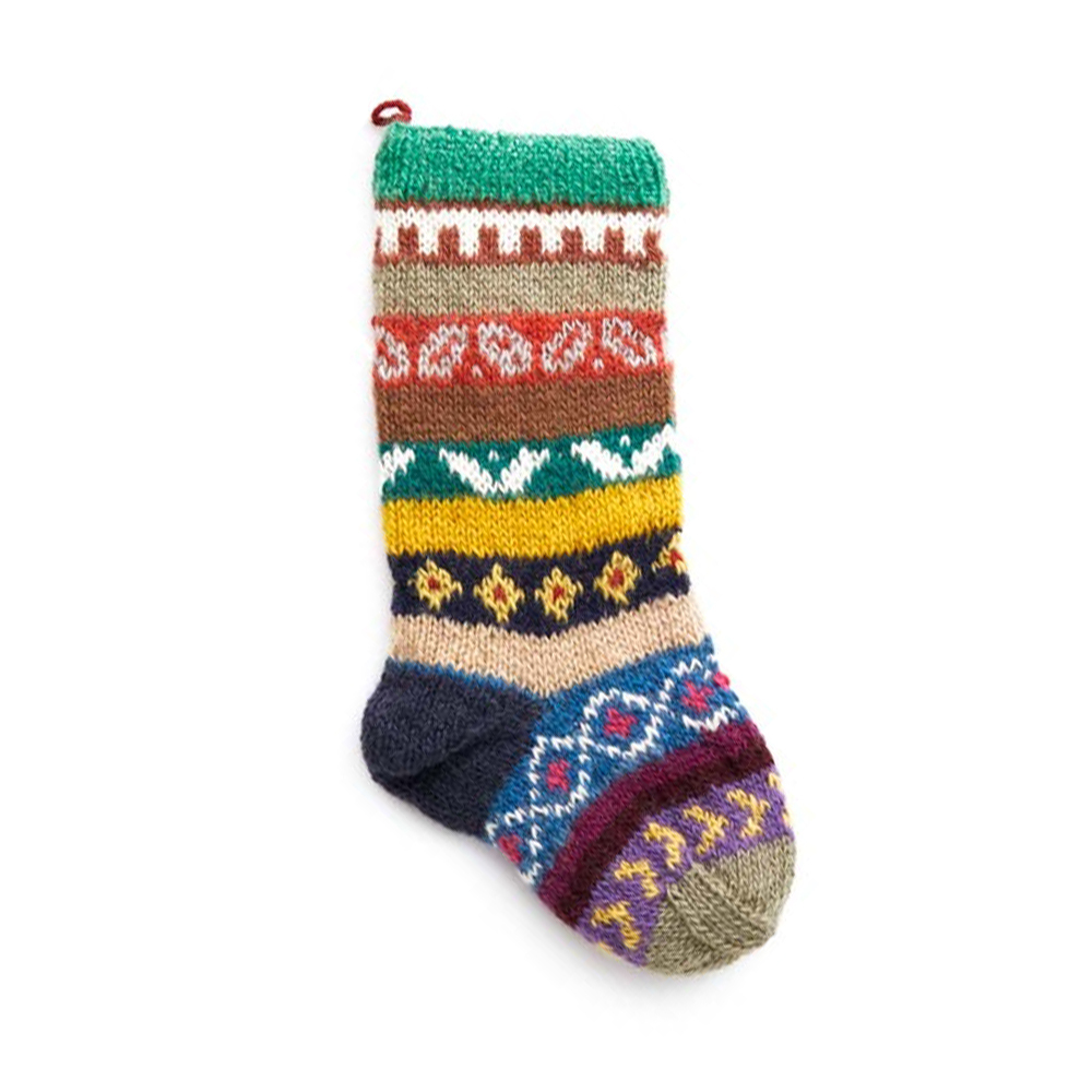 Nepali Remnant Patterned Stockings