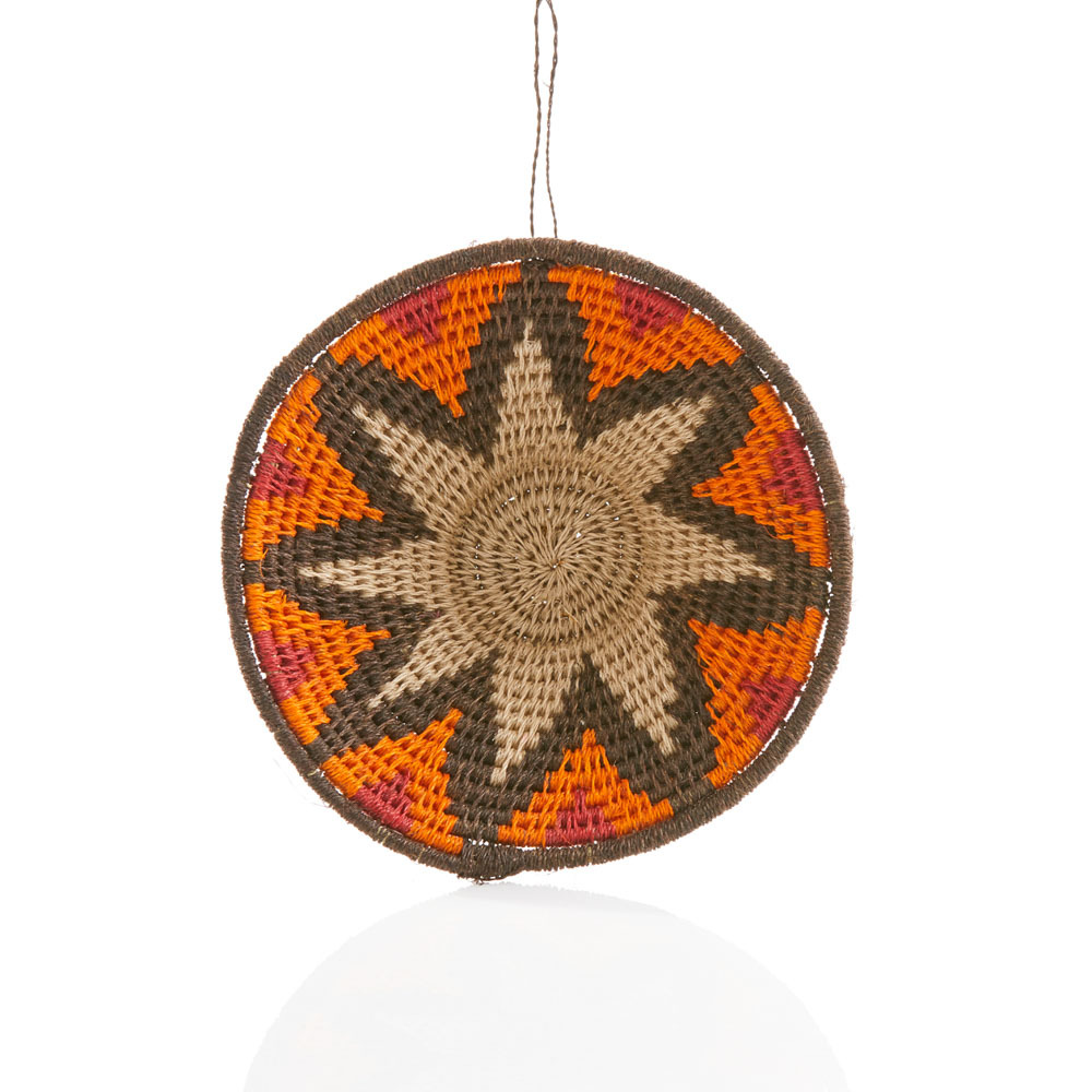 Swazi Star Basket Ornament
