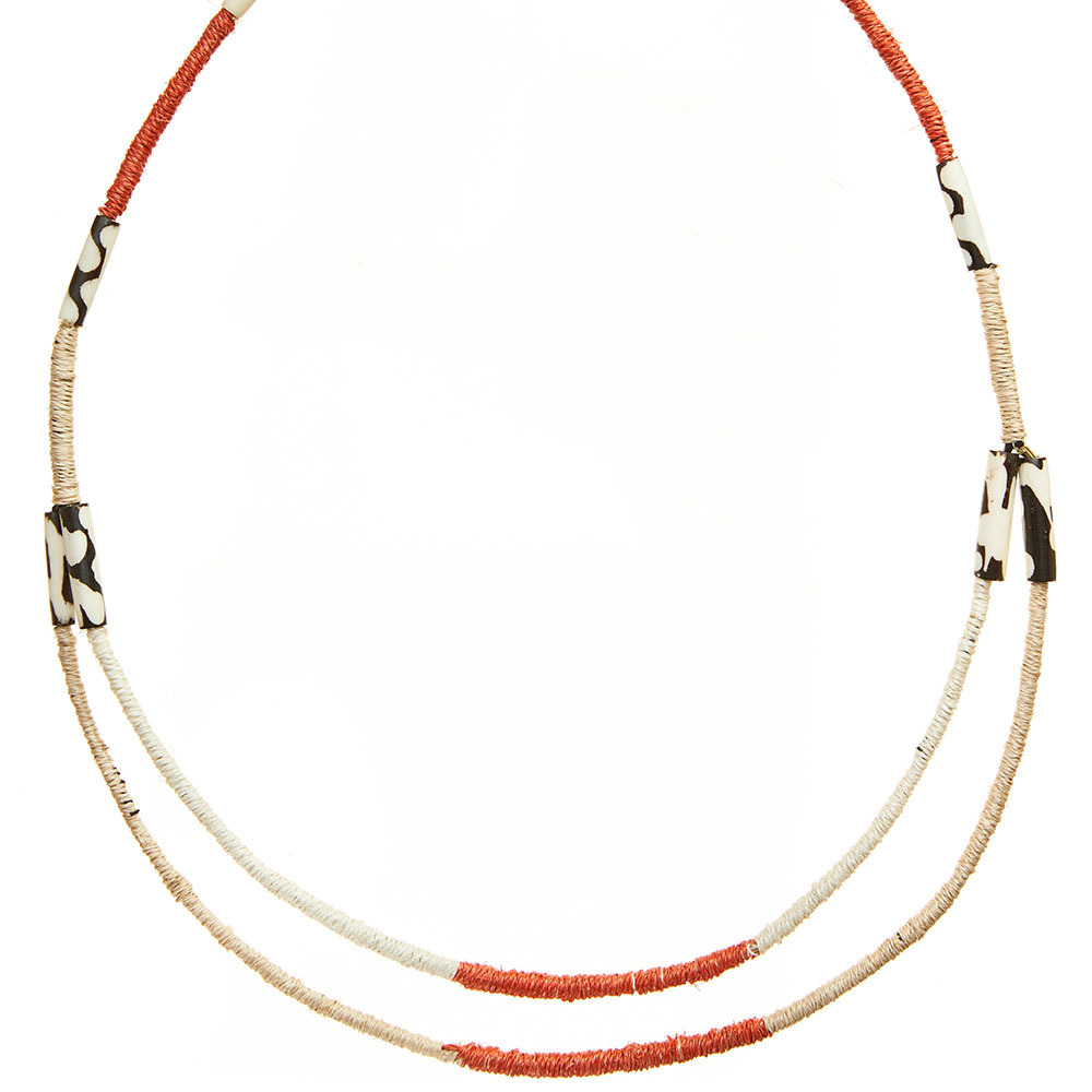Tsambo Woven 2-Strand Necklace