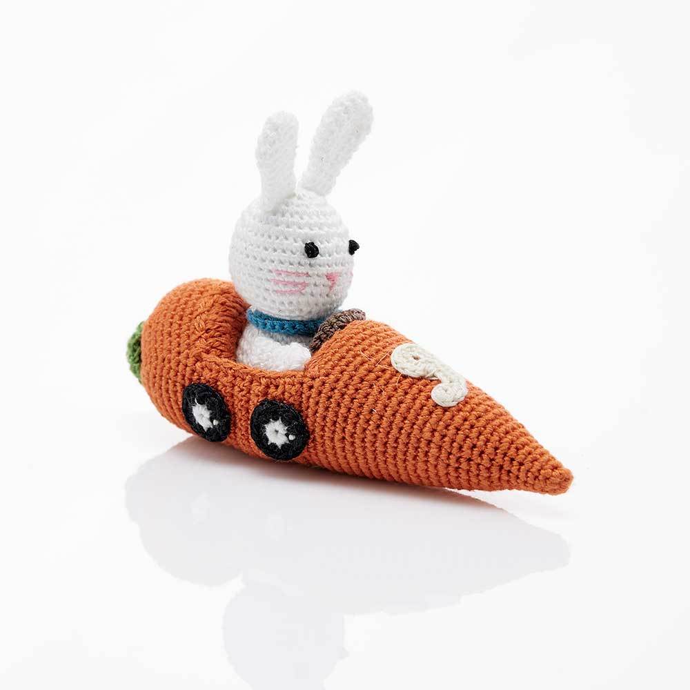 Crocheted Racer Bunny #9