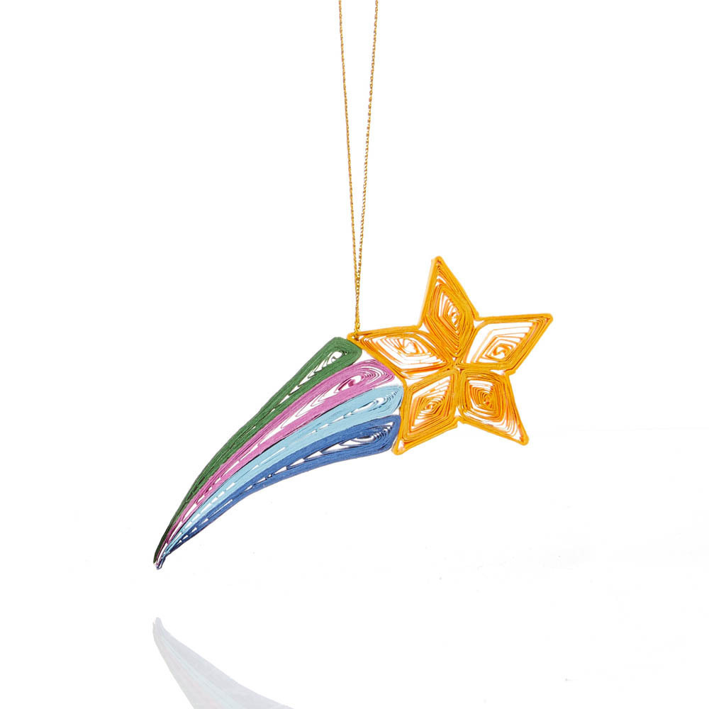 Quilled Shooting Star Ornament