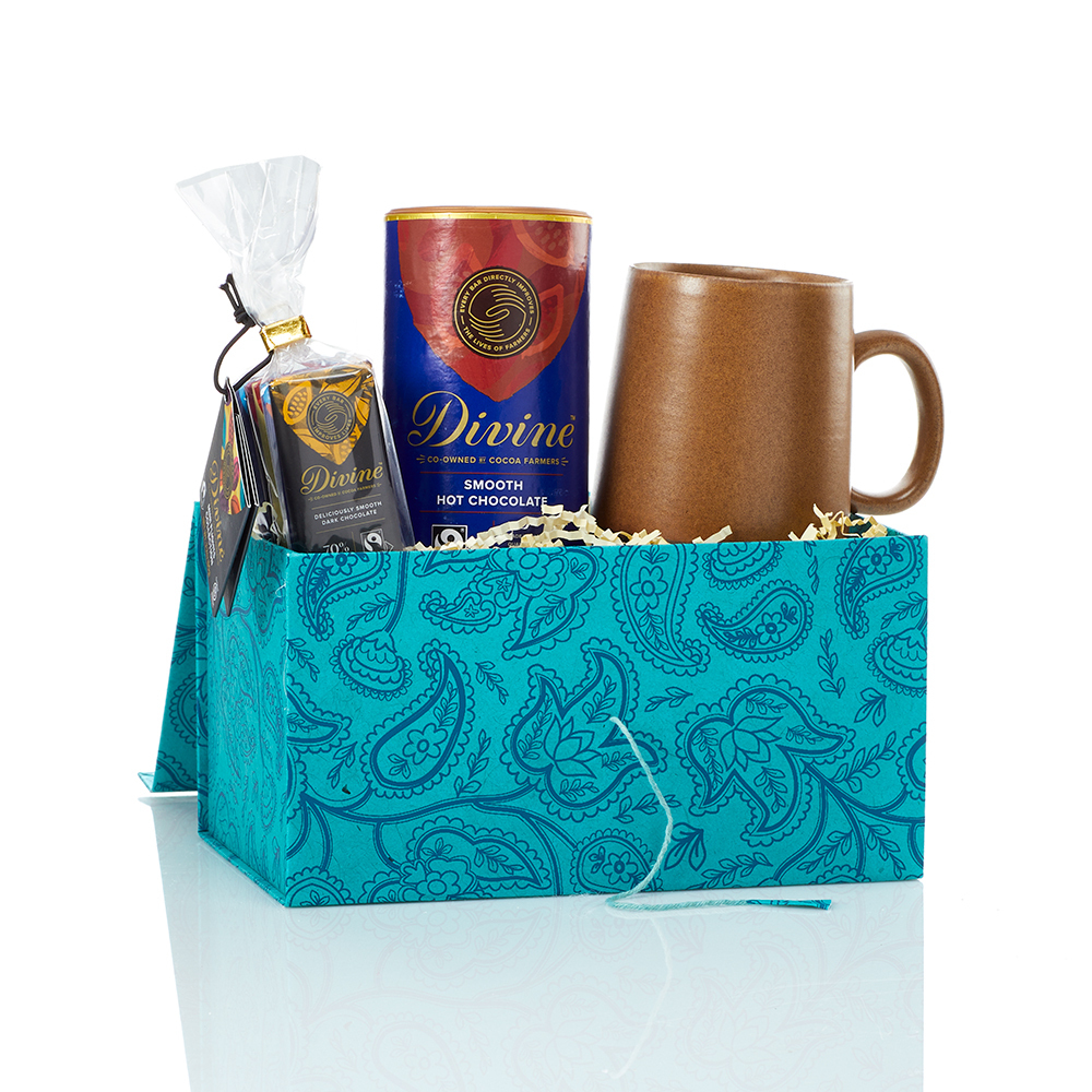 Festive Drinking Chocolate Gift Basket