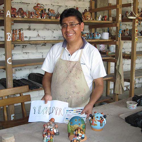 Artisans in Peru