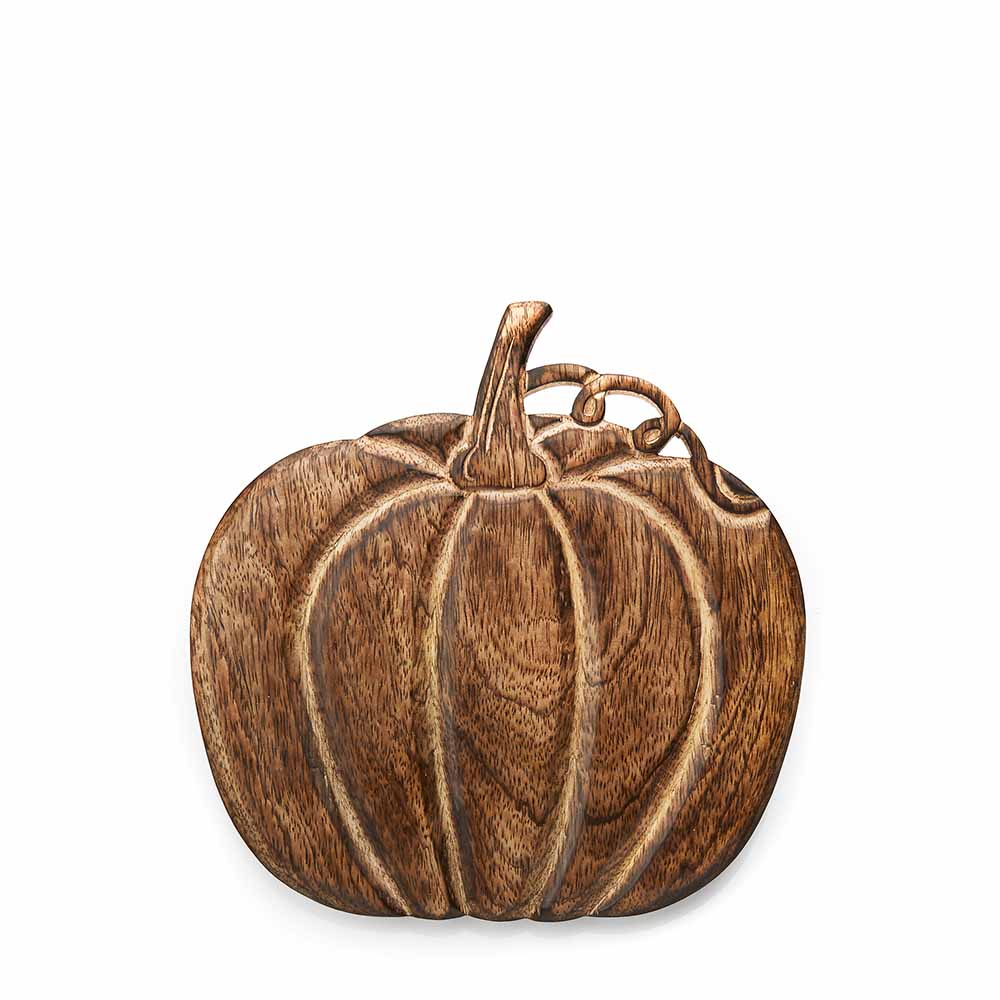 Mango Wood Pumpkin Trivet