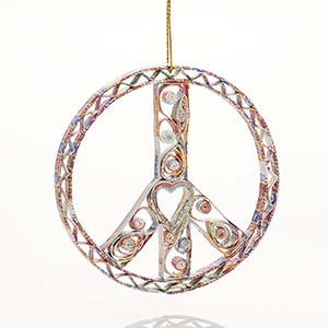 Product Image of Quilled Peace Sign Ornament